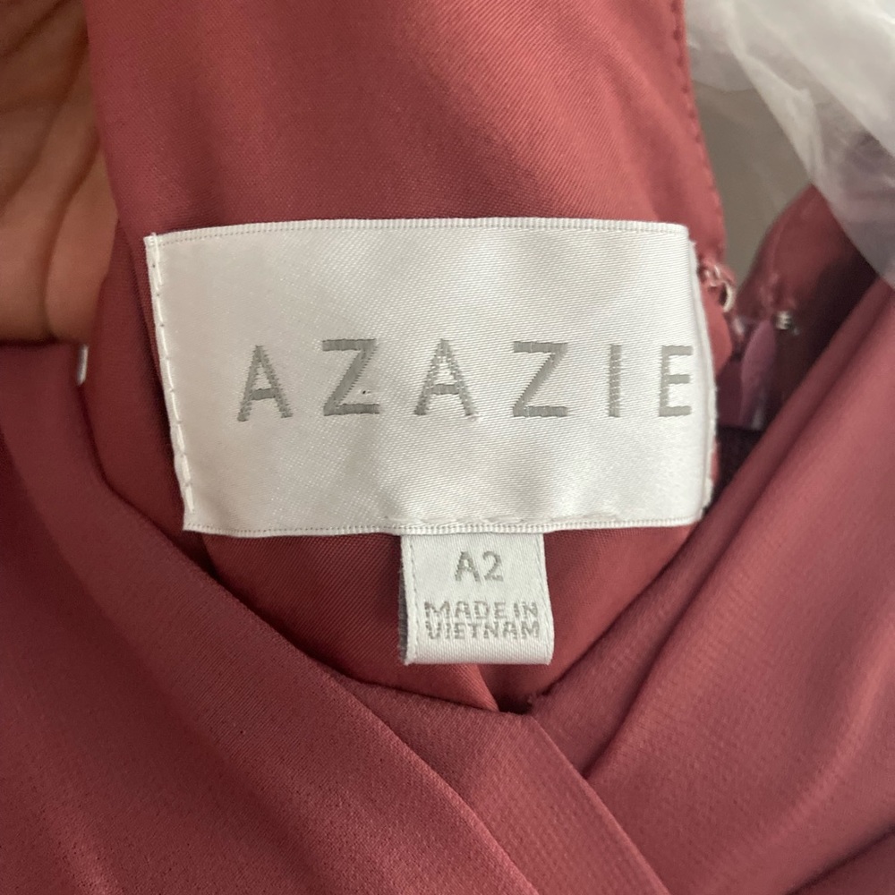 Desert Rose Azazie Bridesmaid Dresses View 3